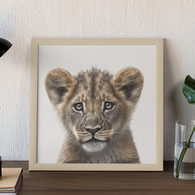 Póster Safari de la selva de la guardería del bebé león (Subido por el creador)