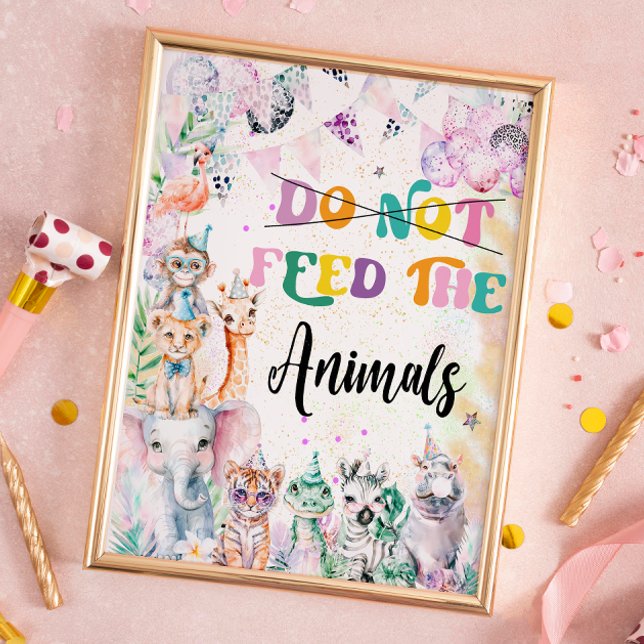 Póster Safari no alimenta la fiesta de cumpleaños de los  (Subido por el creador)