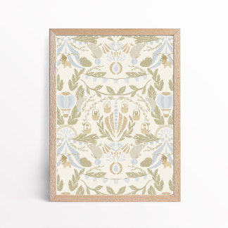 Póster Safari Nursery Gender Neutral Poster Wall Art