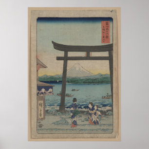 Póster Sagami Enoshima - 1858