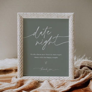 Póster SAGE Date Night Ideas Rótulo
