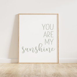 Póster Sage Green Eres Mi Sol