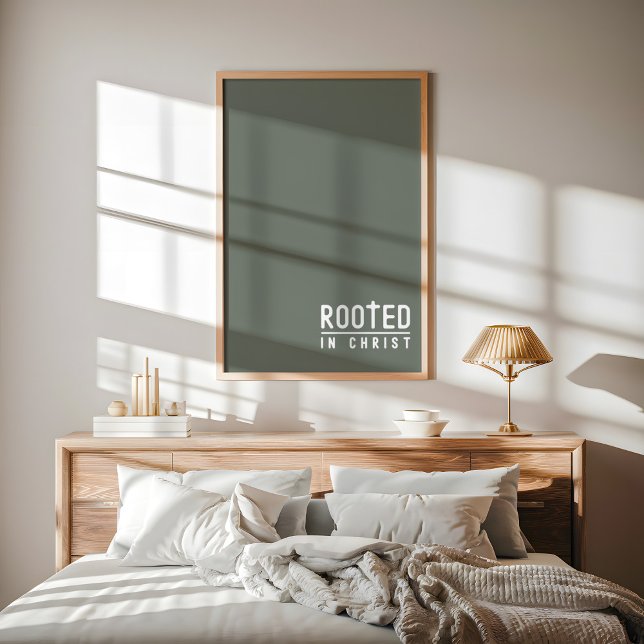 Póster Sage Rooted Christian faith letter Poster (Subido por el creador)