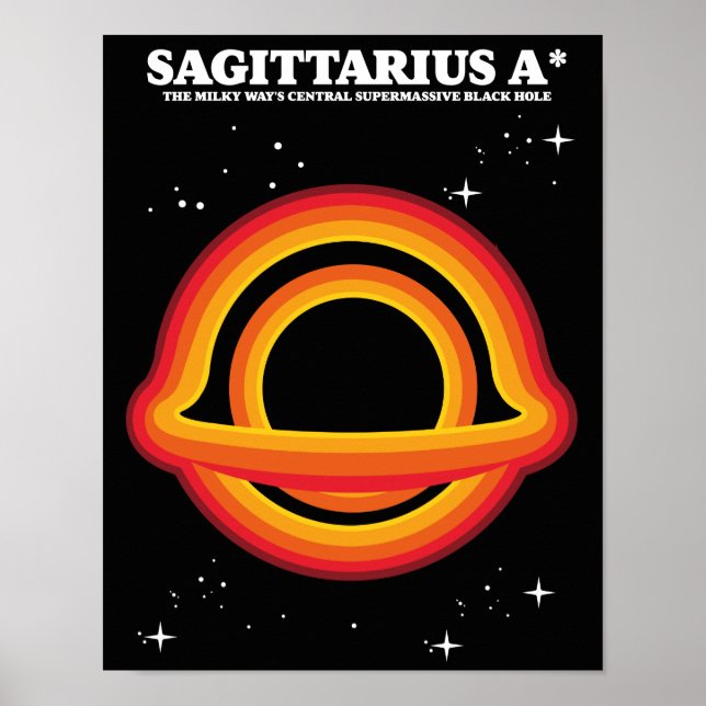 Póster Sagitario A* (Frente)