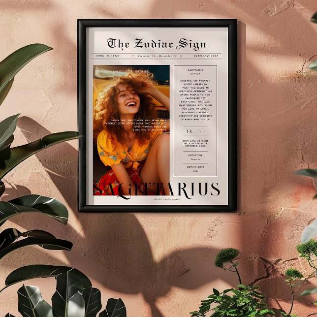 Póster Sagitario | Periódico fotográfico de astrología Zo (Subido por el creador)
