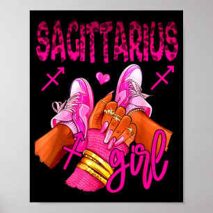 Póster Sagitario Signo Zodiacal Cumpleaños Reinas Horósco