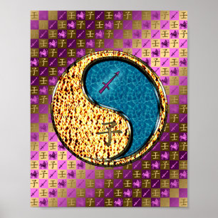 Póster Sagitario y Rata de Agua