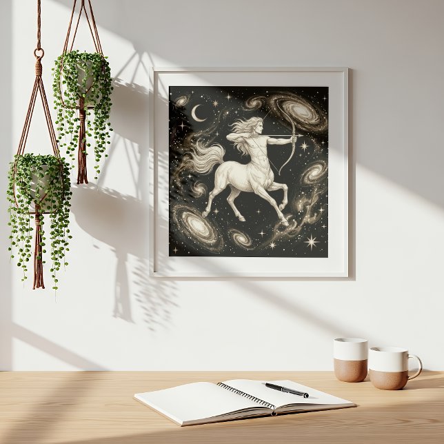 Póster Sagitario Zodíaco Celeste Astrología (Subido por el creador)