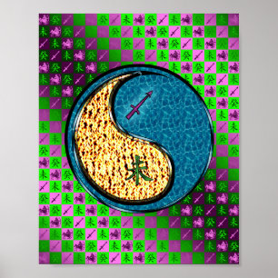 Póster Sagittarius & Water Goat
