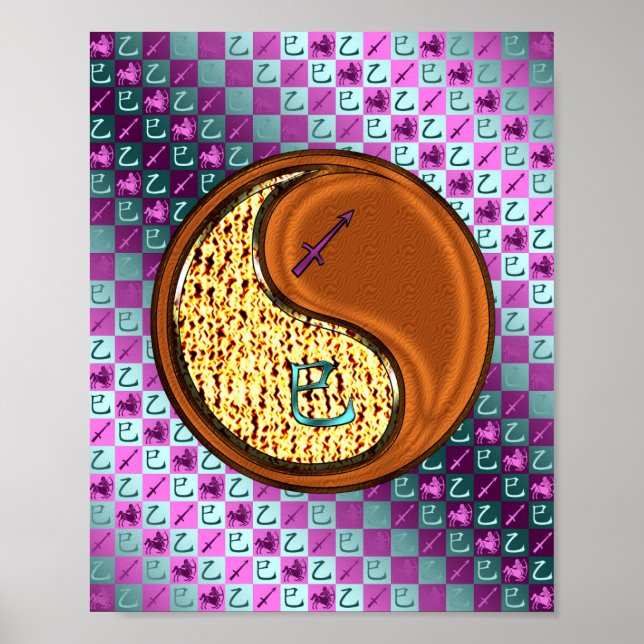 Póster Sagittarius & Wood Snake (Frente)