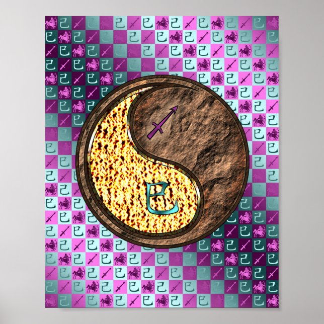 Póster Sagittarius y Serpiente de la Tierra (Frente)