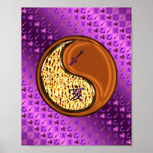 Póster Sagittarius y Wood Boar