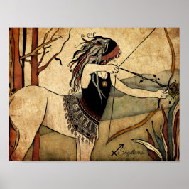Póster Sagittarius Zodiac