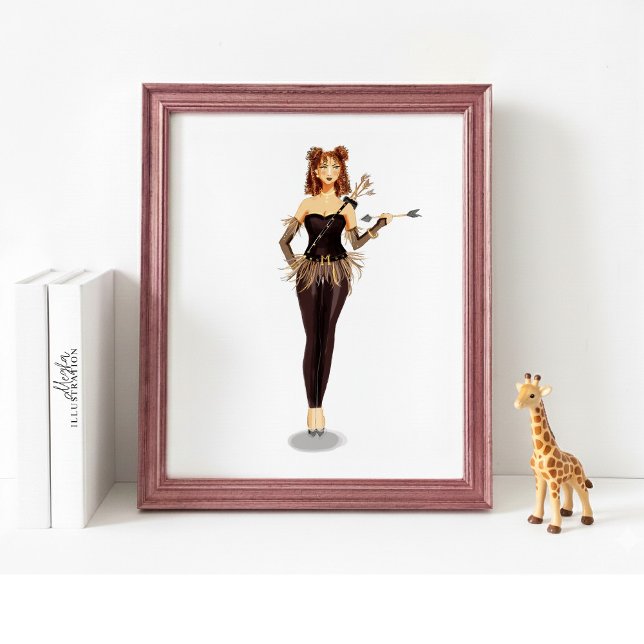 Póster Sagittarius Zodiac Illustration – Hand Drawn (Subido por el creador)