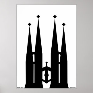 Póster Sagrada Familia