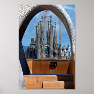 Póster Sagrada Familia Barcelona España