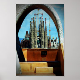 Póster Sagrada Familia Barcelona España