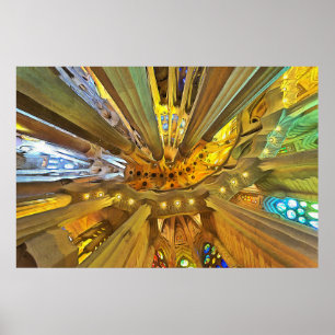 Póster Sagrada Familia. Interior. Ver 27.