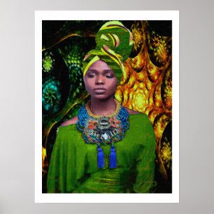 Póster Sagrada quietud: Meditando en la luz ancestral