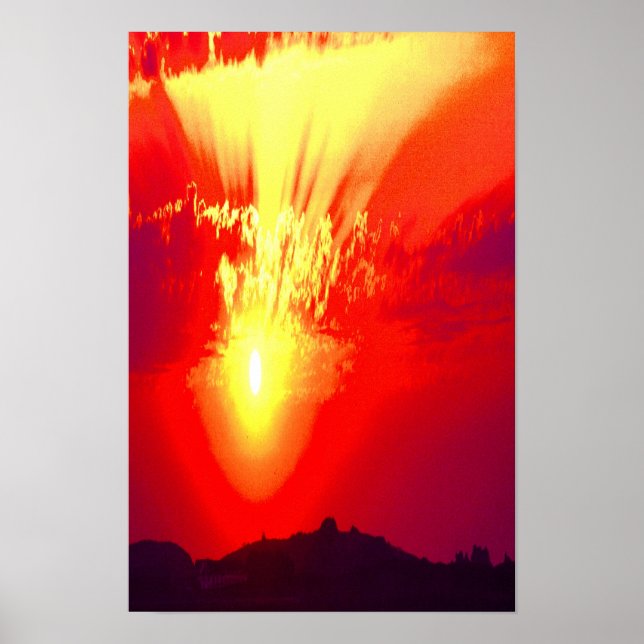 Póster Sagrado atardecer (Frente)
