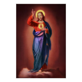 Póster Sagrado Corazón de Jesucristo
