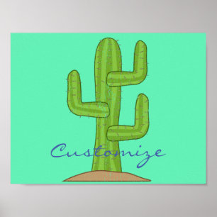 Póster Saguaro Cactus Thunder_Cove