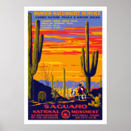 Póster Saguaro National Monument