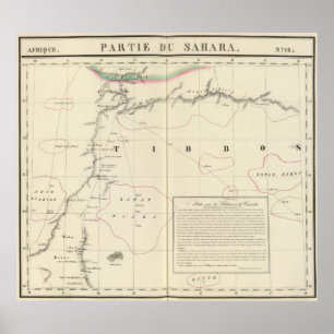 Póster Sáhara, África 16