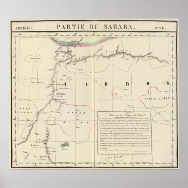 Póster Sáhara, África 16 (Frente)