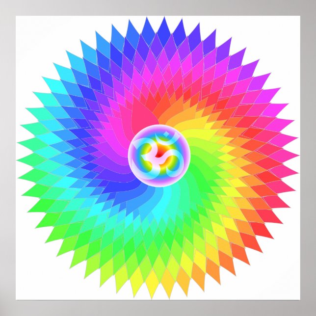 Póster Sahasrara El Chakra Corona (Frente)