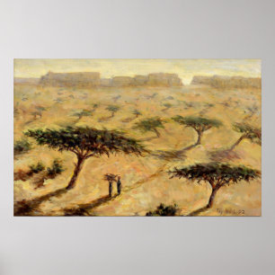 Póster Sahelian Landscape 2002