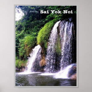 Póster Sai Yok Noi - Cascadas - Tailandia -