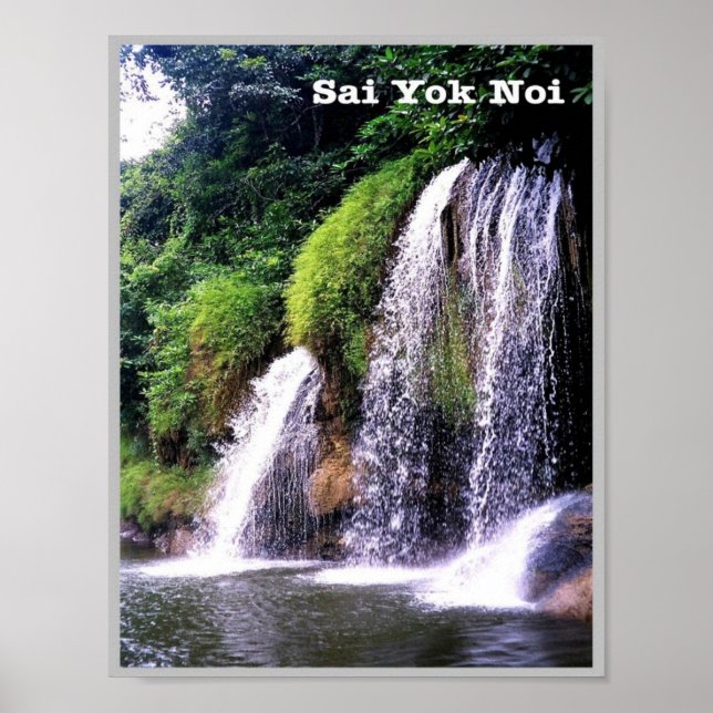 Póster Sai Yok Noi - Cascadas - Tailandia - (Frente)