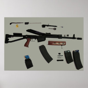 Póster Saiga 12, Poster de retiro