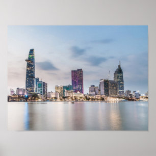 Póster Saigon (Ciudad Ho Chi Minh) HCMC, recuerdo de Viet