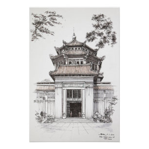 Póster Saigon viejo