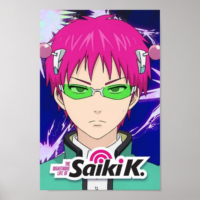 PÓSTER SAIKI K ANIME (Frente)