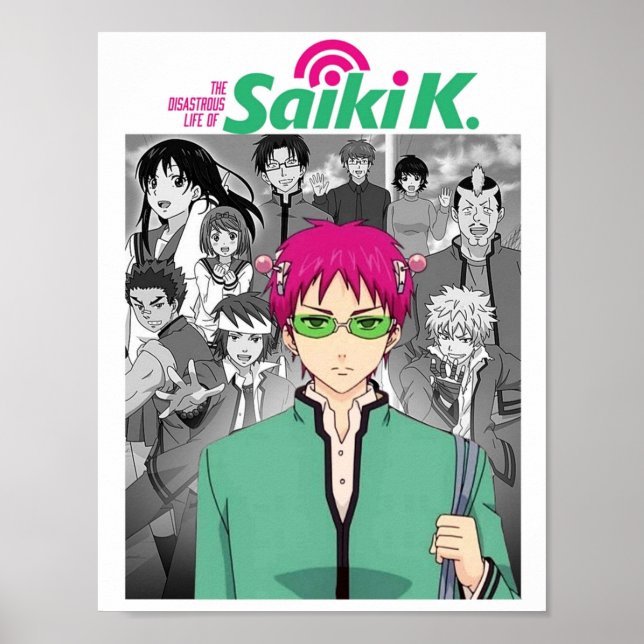 Póster Saiki K Life (Frente)