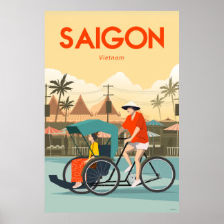 Póster Saingon Vietnam, poster, pegatina, Saingon,