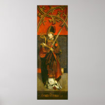 Saint Alcuin - Tyrolean German Fine Art Poster