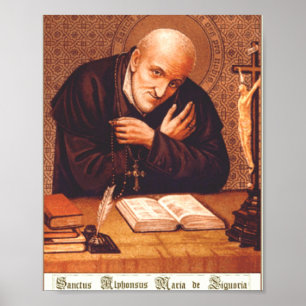 Póster Saint Alphonsus Liguori