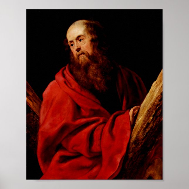 Póster Saint Andrew by Peter Paul Rubens (Frente)
