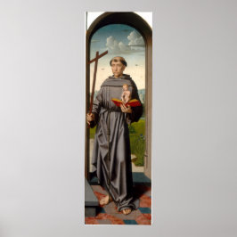 Póster Saint Anthony - Gerard David Fine Art Poster