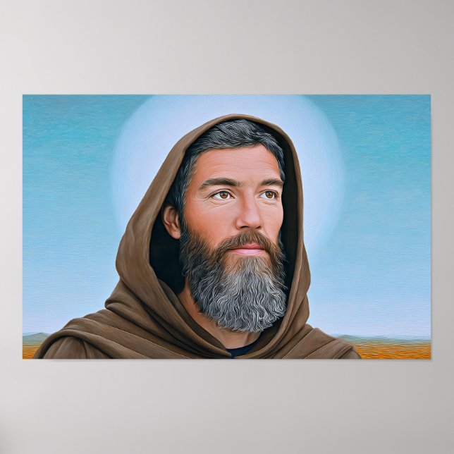 Póster Saint Anthony the Abbot: The Desert Hermit’s Peace (Frente)