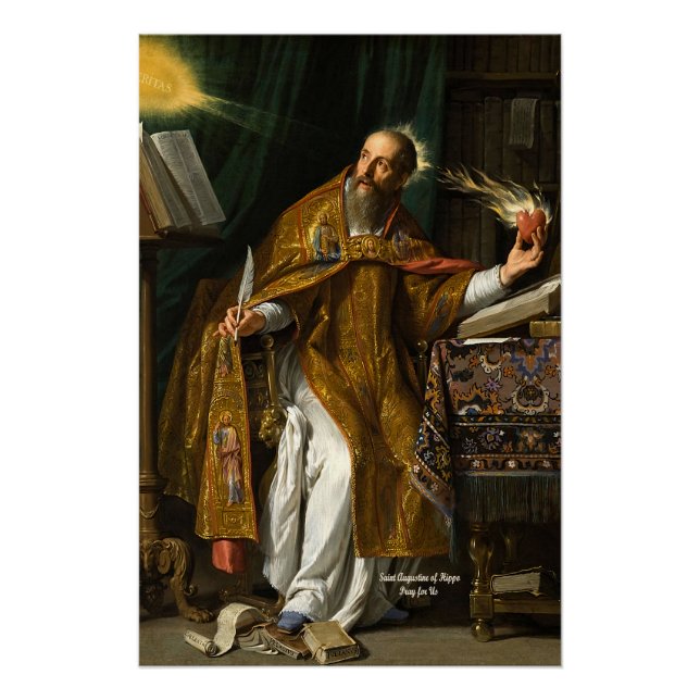 Póster Saint Augustine of Hippo (Anverso)