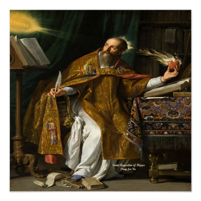 Póster Saint Augustine of Hippo (Anverso)