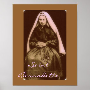 Póster saint bernadette