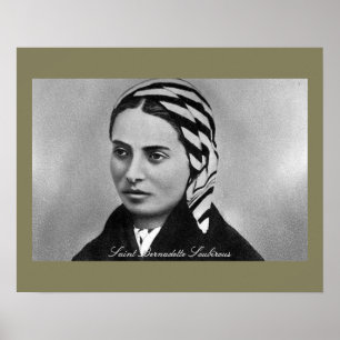 Póster Saint Bernadette Soubirous