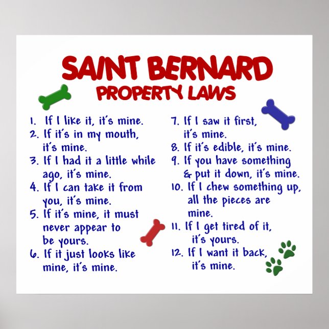 PÓSTER SAINT BERNARD PL2 (Frente)