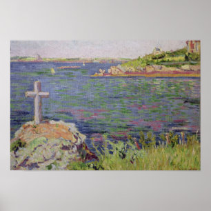 Póster Saint-Briac, la Cruz de Sailor, 1885